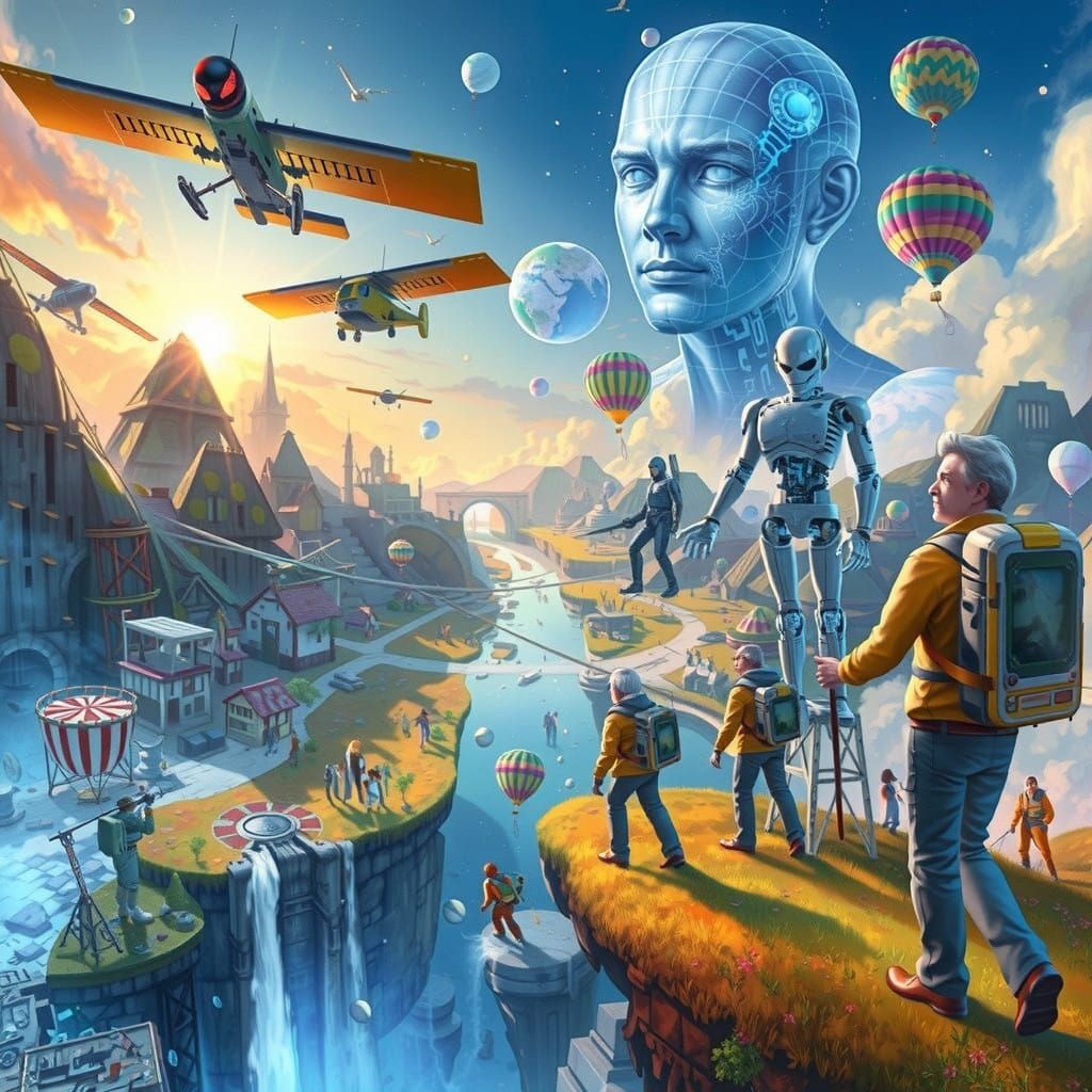 A World of Endless Possibilities in Cyberpunk Style