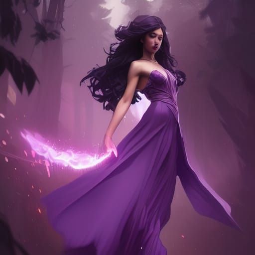 Dark Princess Portrait in Hyperdetailed Style