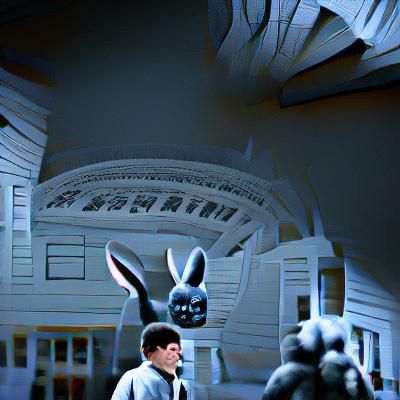 Rabbit Figure in Opera House Spectacle