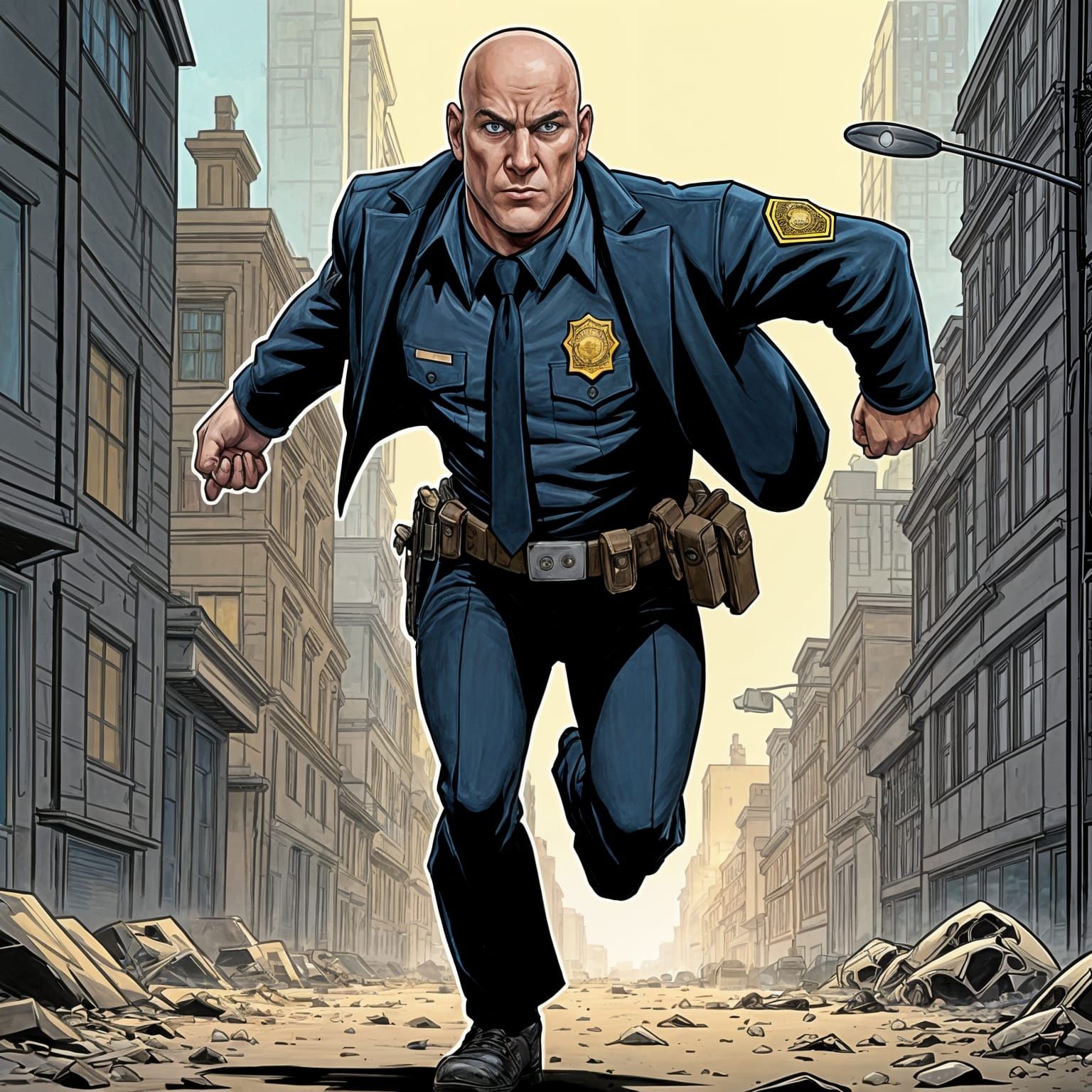 Desperate Run From the Cops