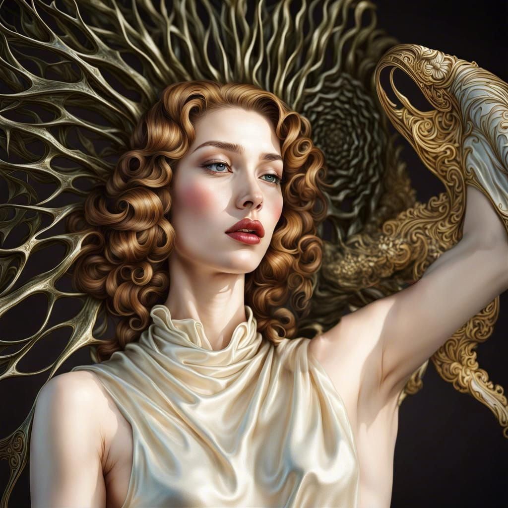 Alien People and Pets with Glazed Surfaces