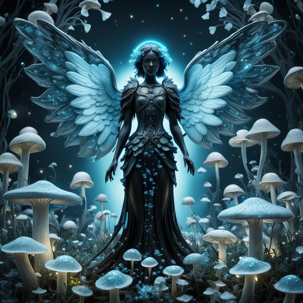 Beautiful black angel