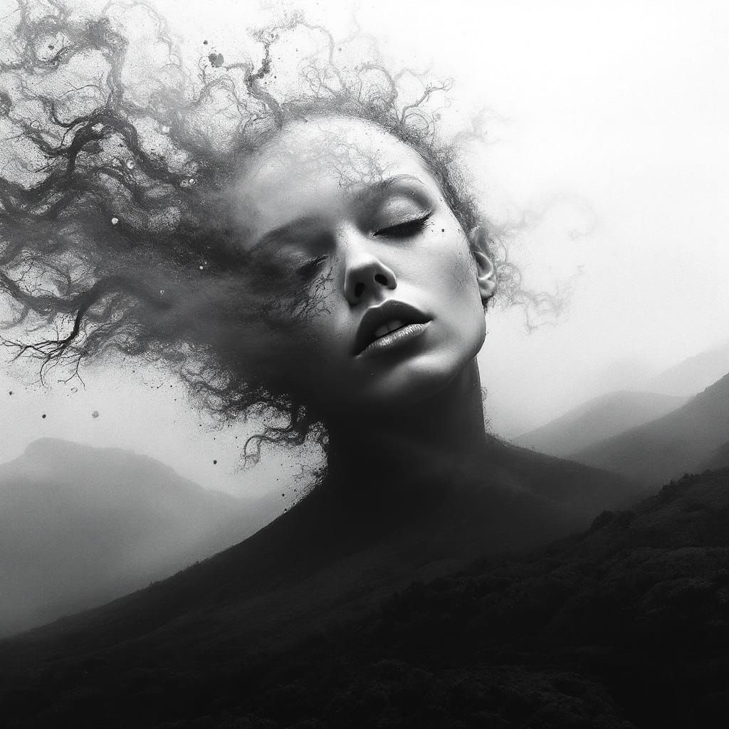 A Dystopian Future Where Reality is Lost in a Sea of Images