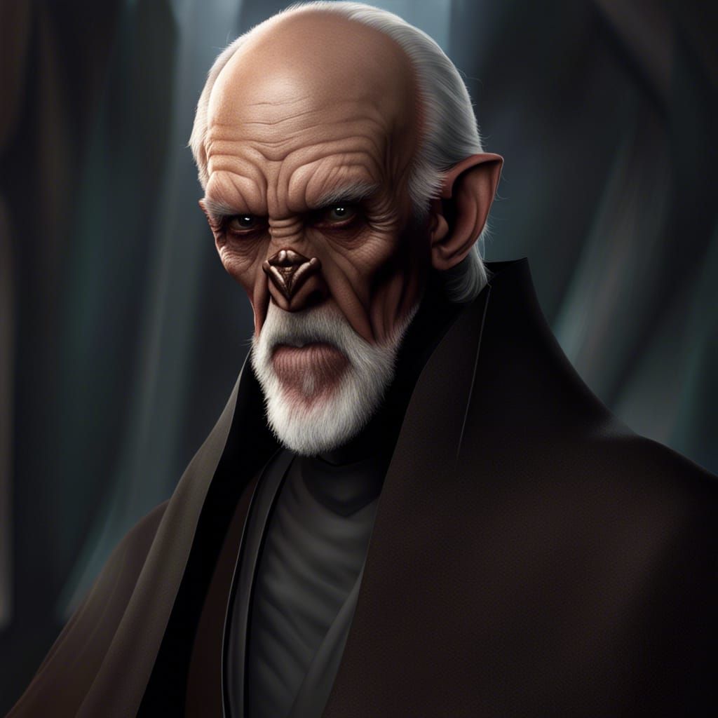 Darth Syphilis: Menacing Sith Lord Portrait