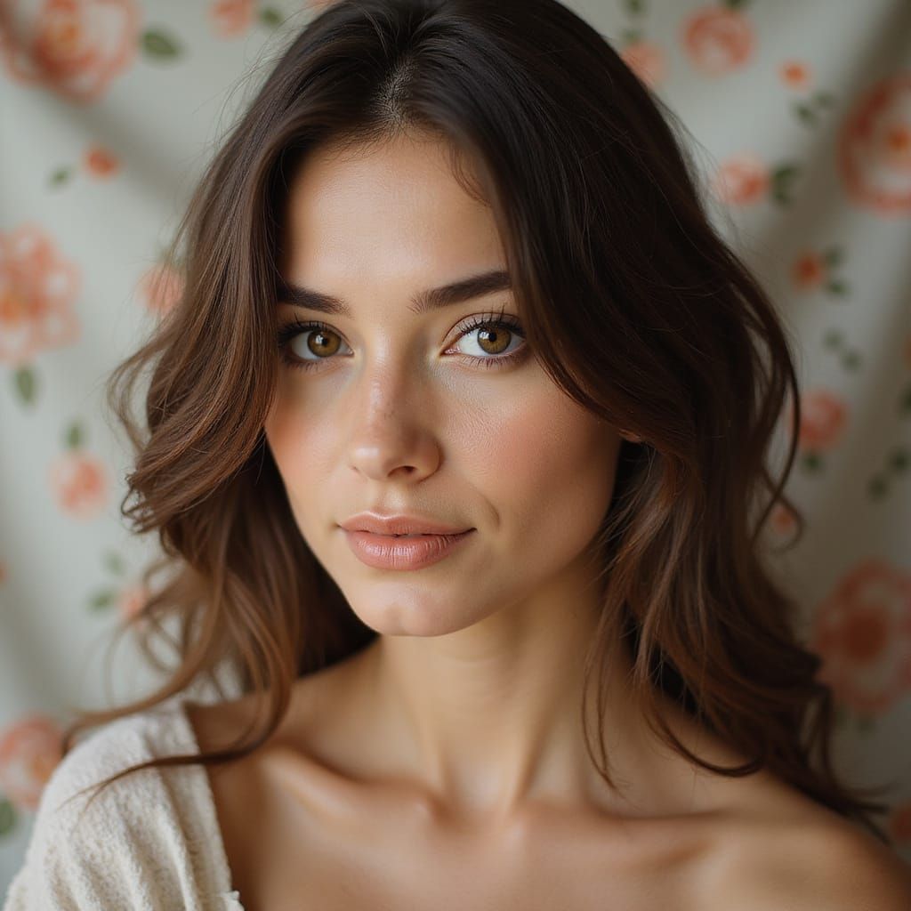 Elegant Portrait of a Confident Woman in Soft Light