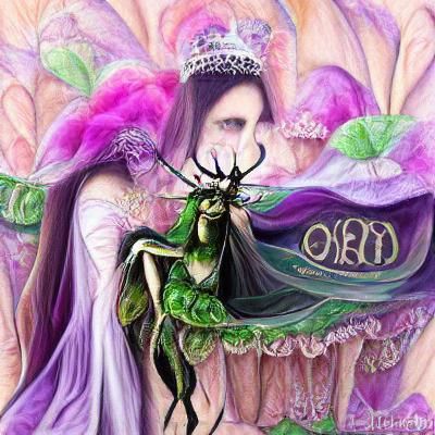 Queen Mab: A Digital Fairy Painting