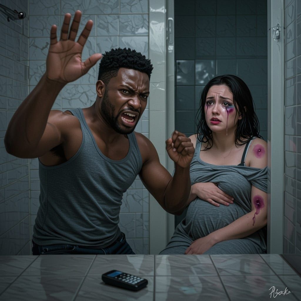 Violent Confrontation in a Dark, Gritty Atmosphere