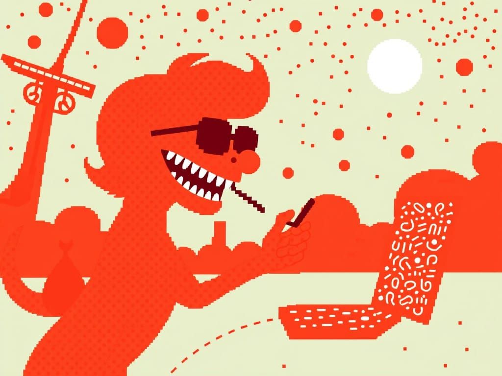 Chaos in a Vibrant Digital Landscape