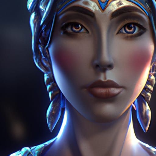 Detailed Portrait with Dynamic Lighting in Unreal Engine 5