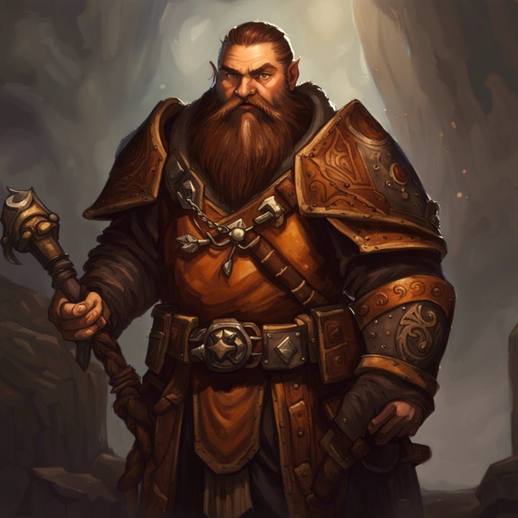 Dwarf Runesmith from Warhammer with Crossbow