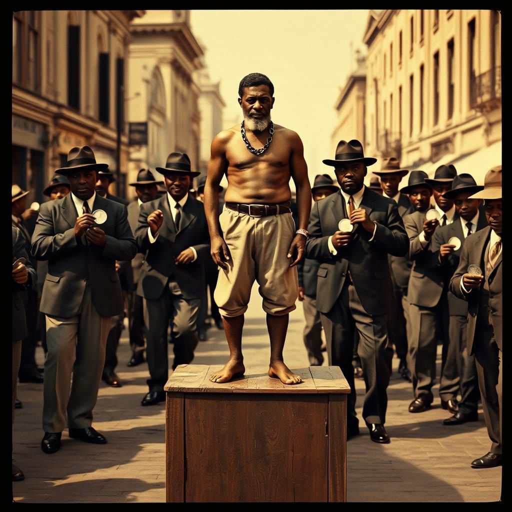 A Man in Shackles Confronts Prosperity