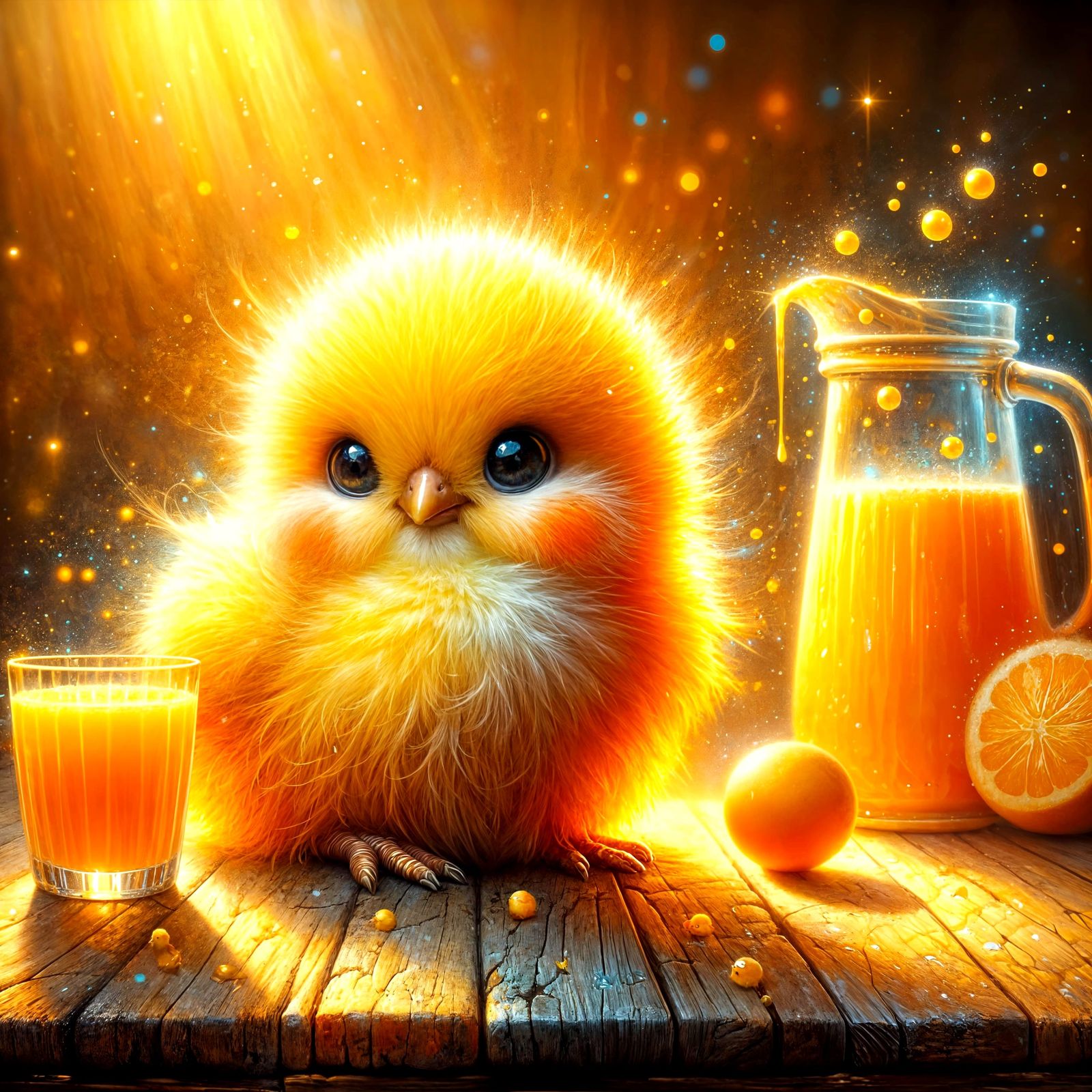 Orange chick