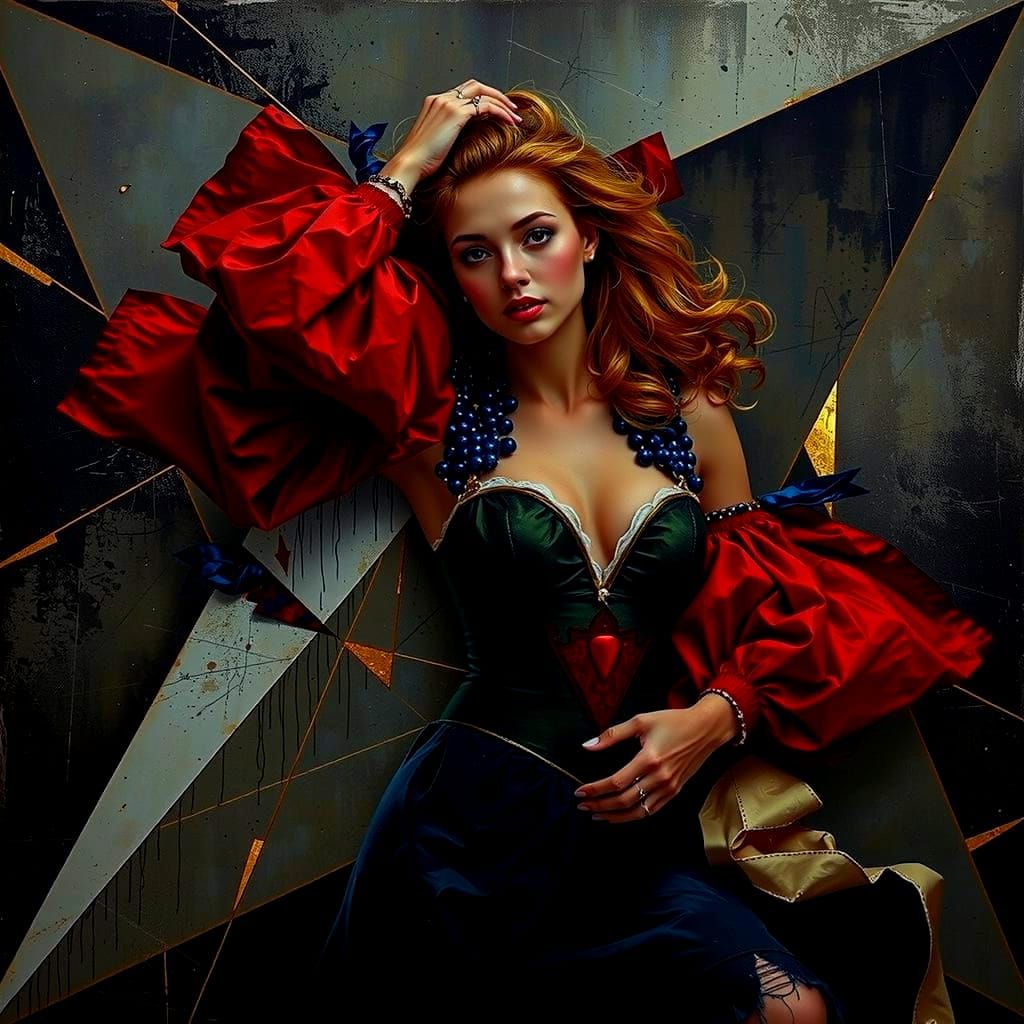 Geometric Abstraction: Tessellated Triangles and Squares