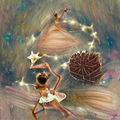 Vibrant Night Dance in Vivid Colors