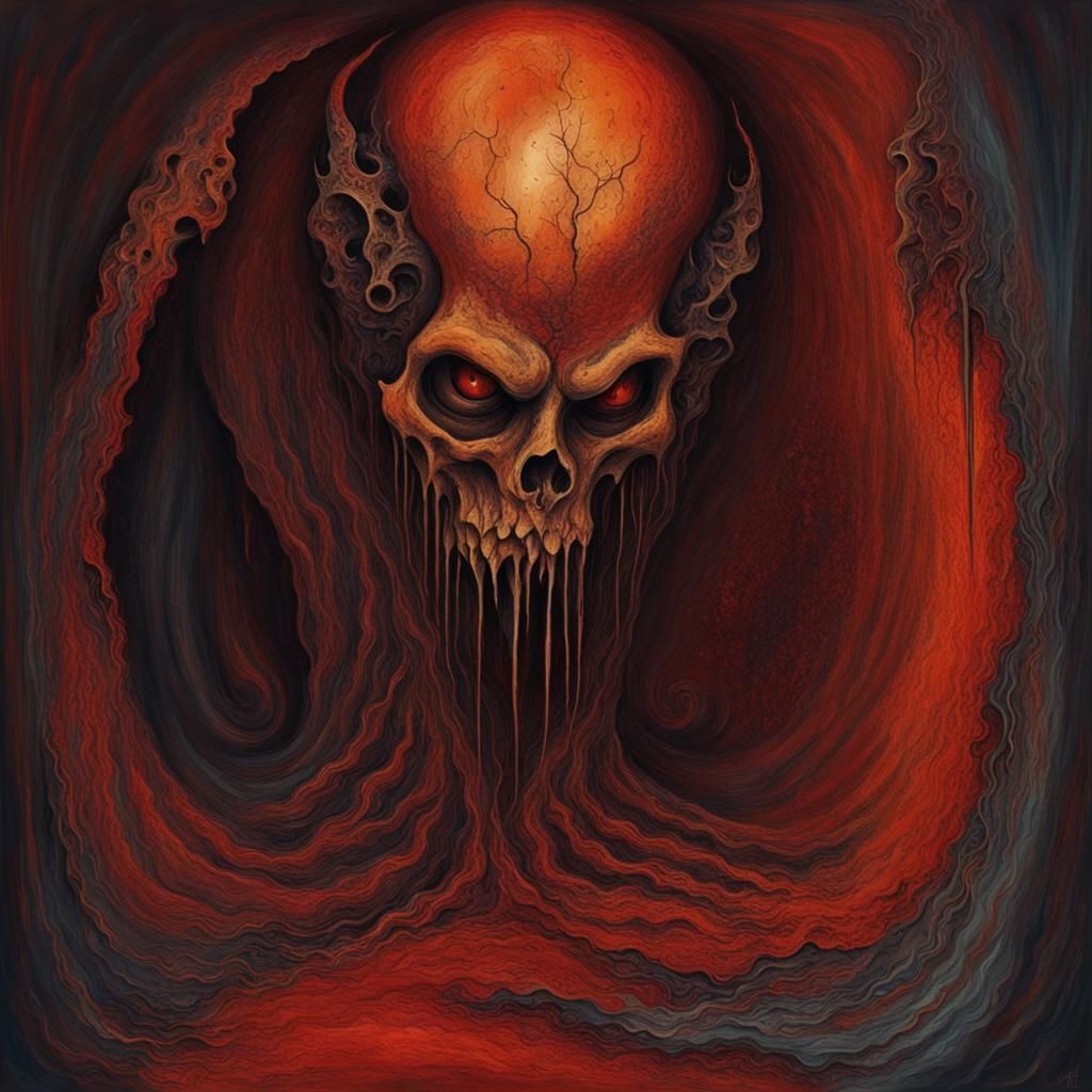 Abstract Demons in Hell: A Vision of the Soul