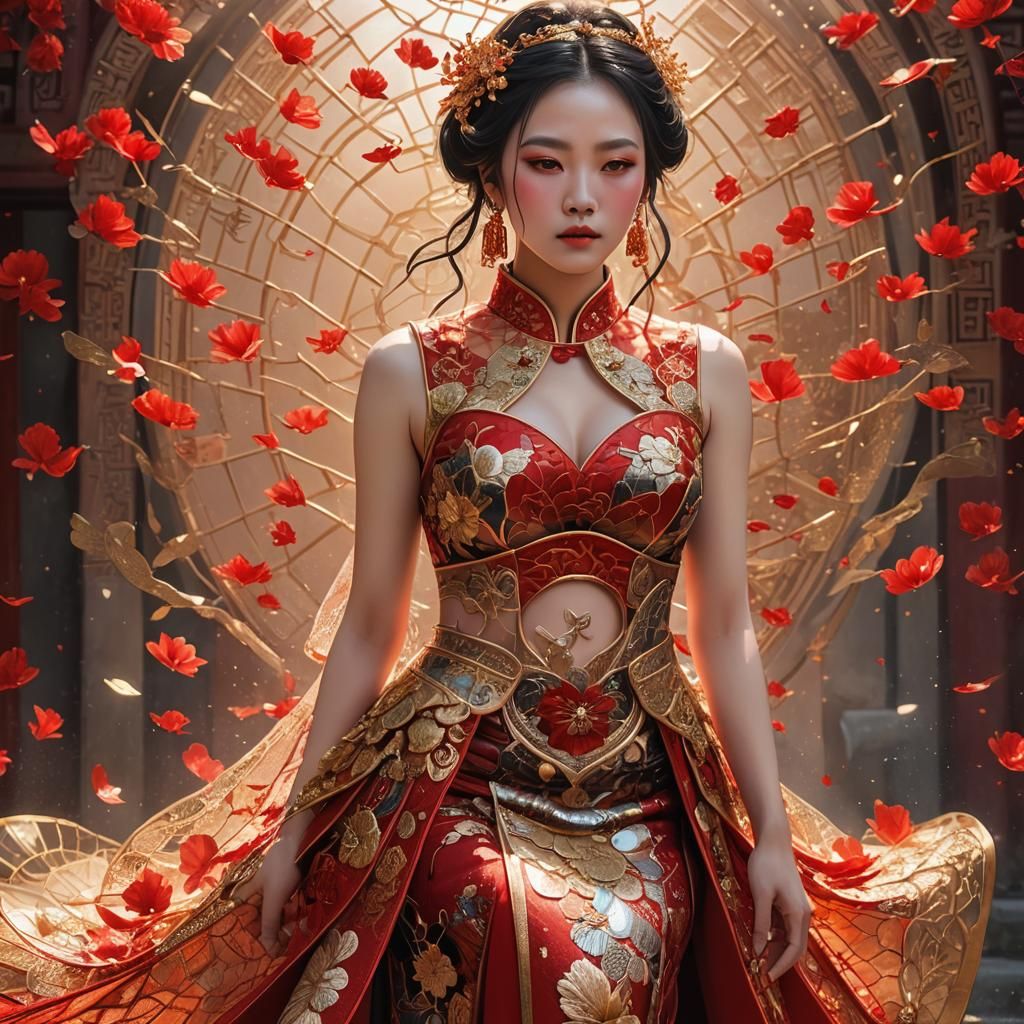 Modern Hanfu Wedding Dress