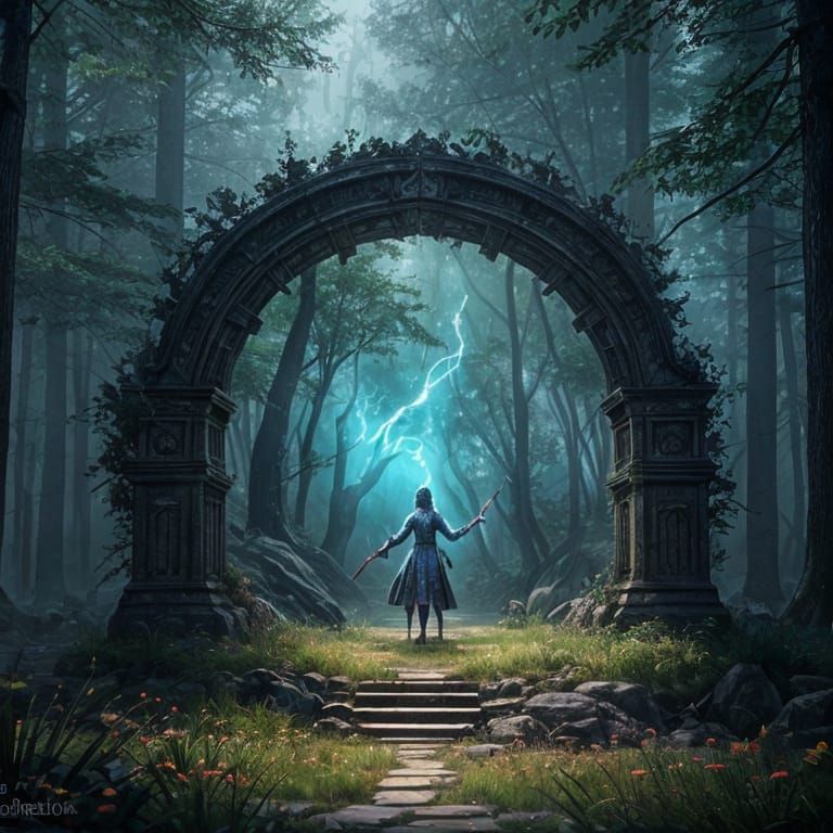 Fantastical Matte Painting with Intricate Details