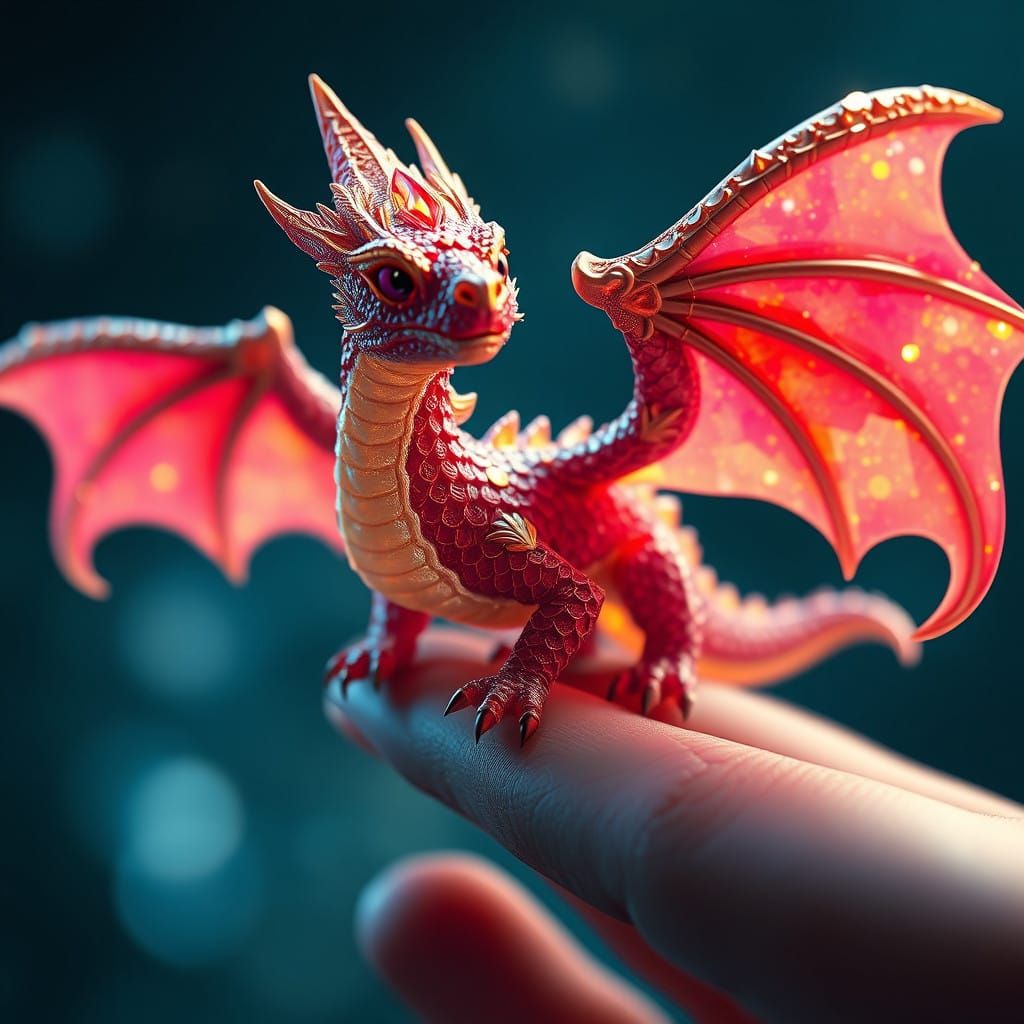 Crystal Dragon Concept Art in Vibrant Colors