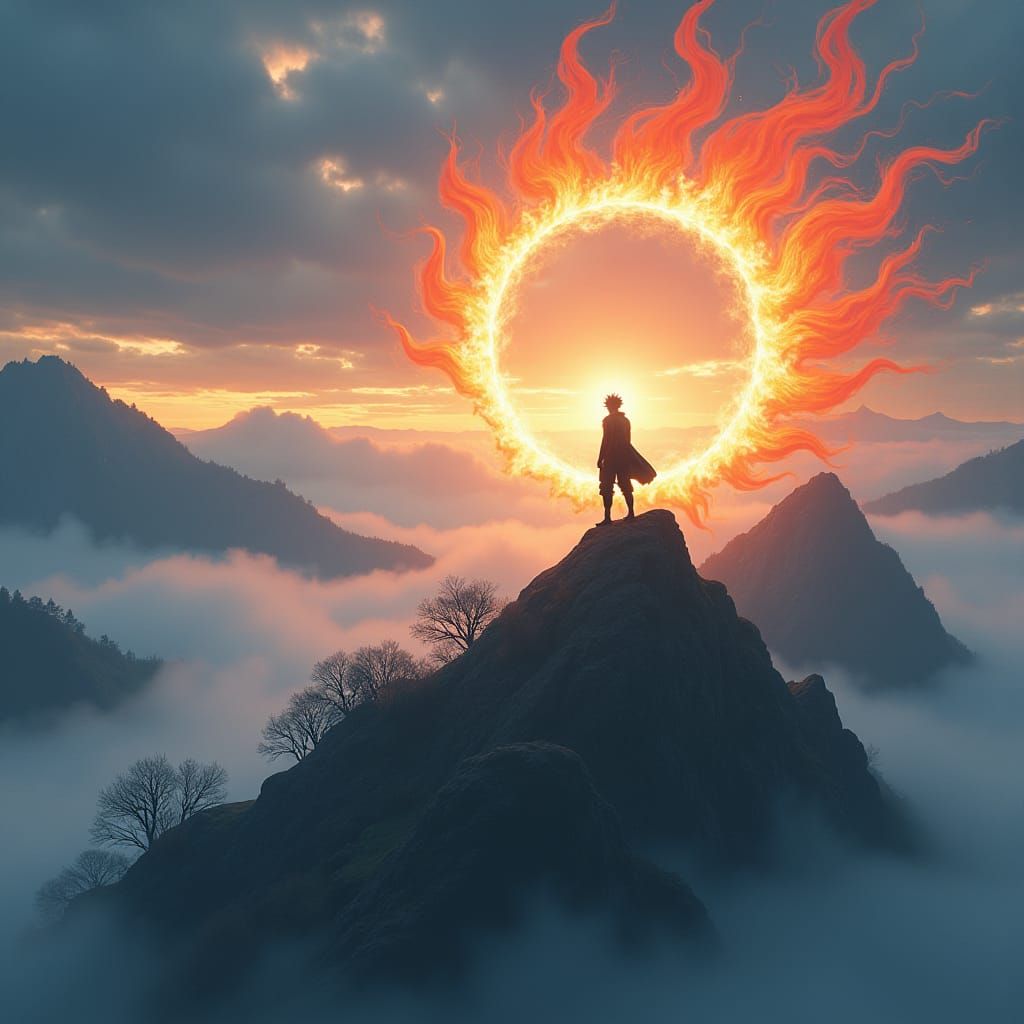 Sasuke and Naruto Clash on Misty Mountain