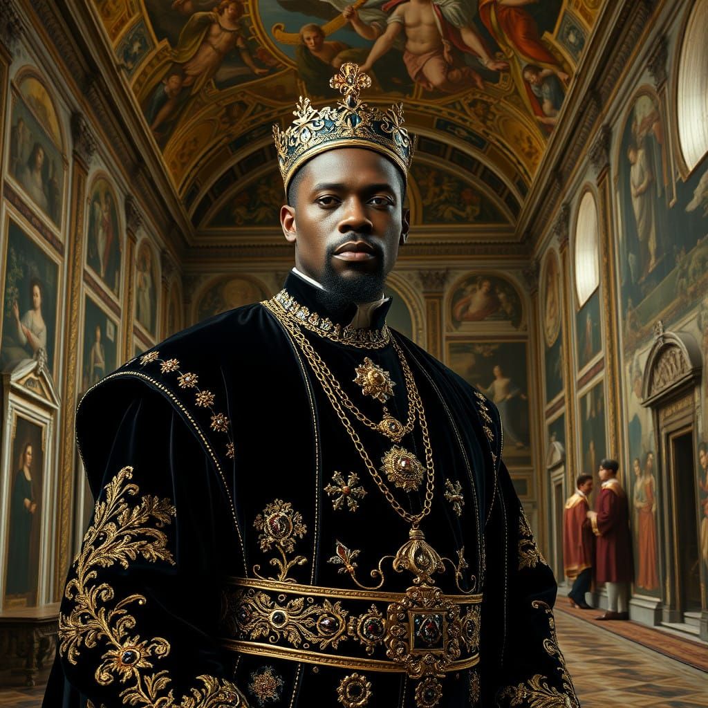 A Black Nobleman in Byzantine Splendor