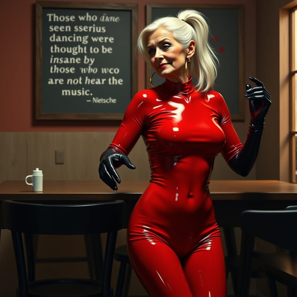 Those who were seen dancing were thought to be insane by tho...