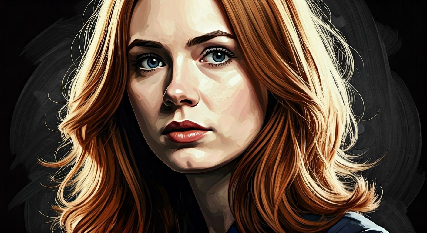 Karen Gillan as Amy Pond Expressive Portrait