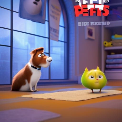 Secret Life of Pets: 3D Digital Art