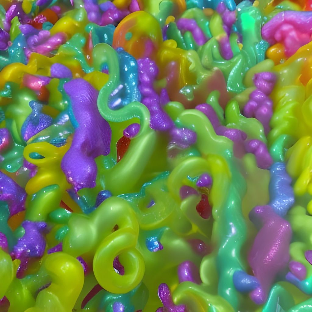 Psychedelic Qubit Landscape in Opalescent Gelscape