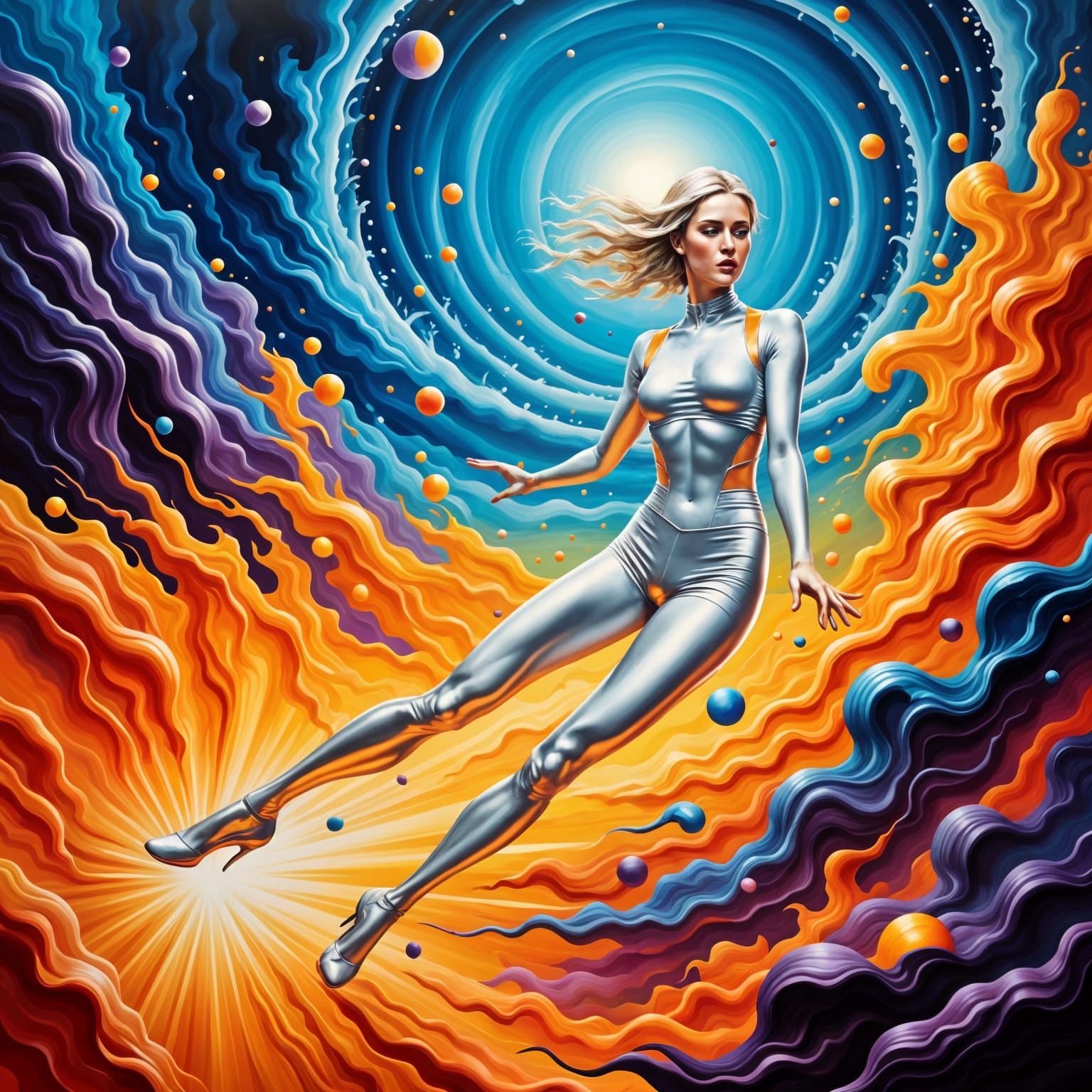 Surreal Silver Art in Vibrant Detail