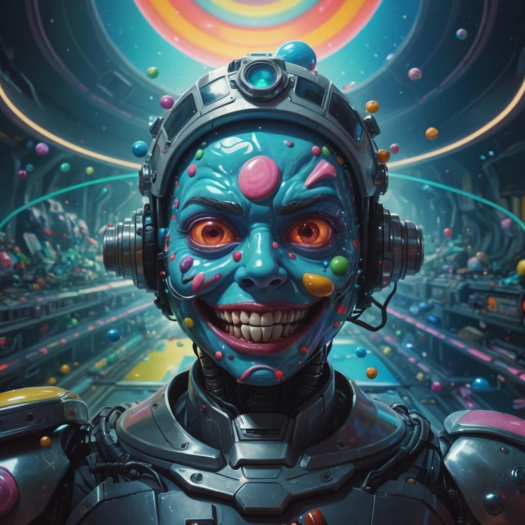 I Have No Mouth: Candyland Sci-Fi Scene