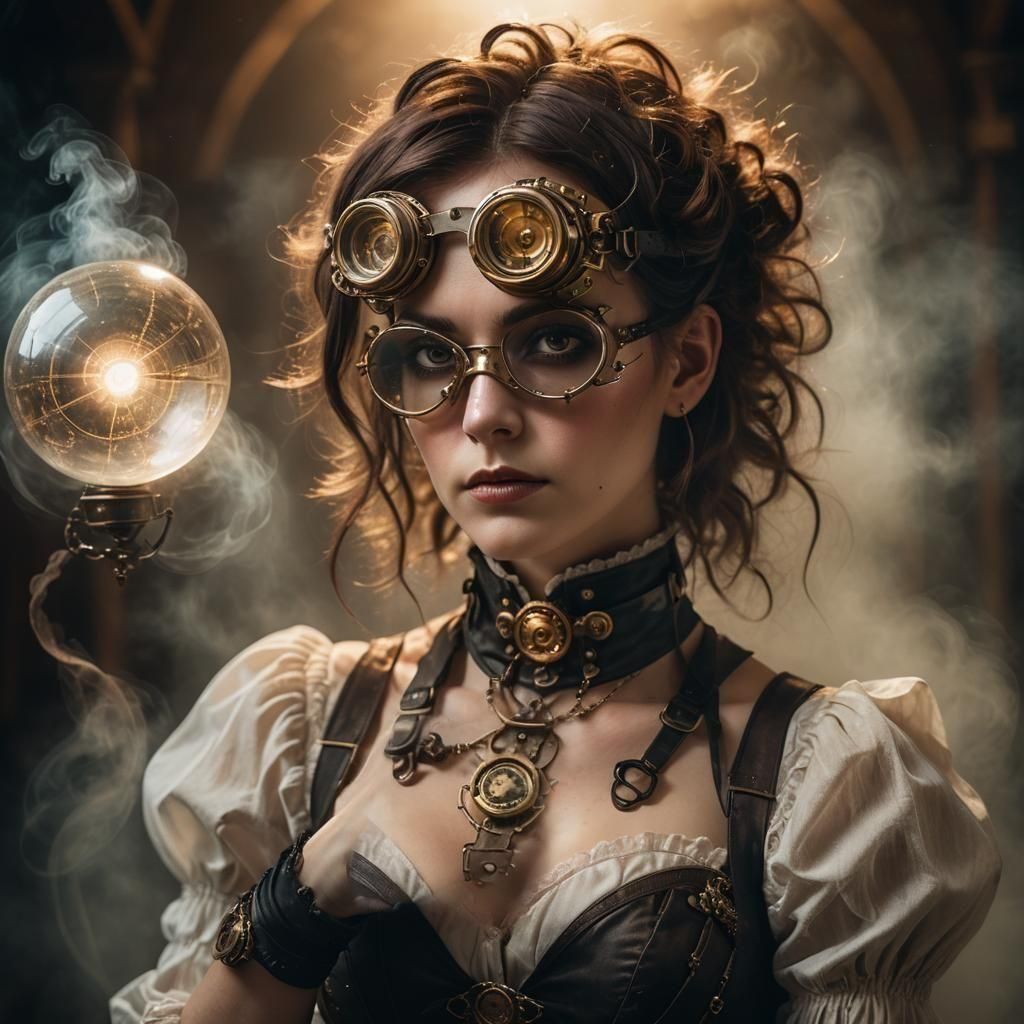 Beautiful Woman Doing Something Weird