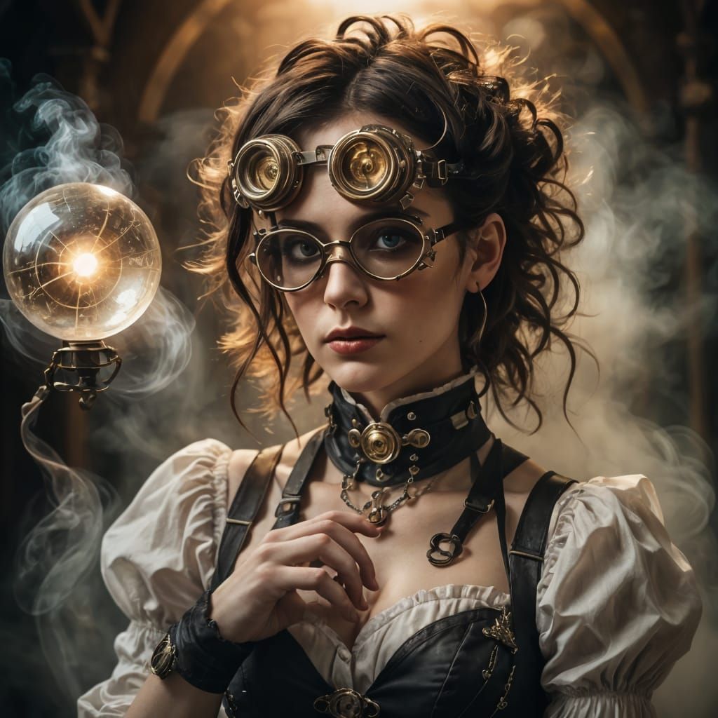 Beautiful Woman Doing Something Weird