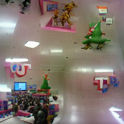 Toys R Us Christmas Scene