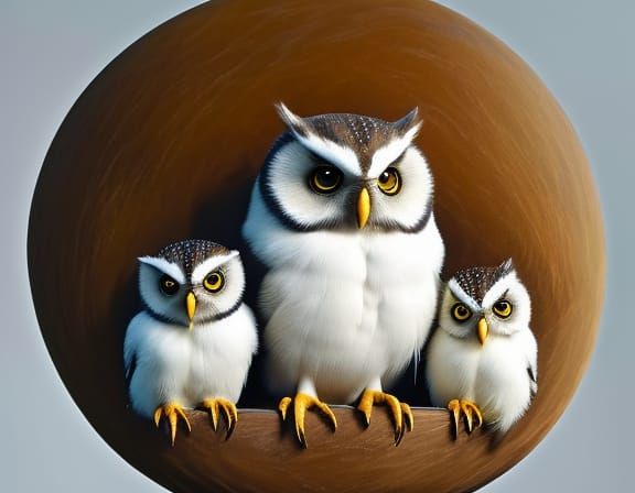 Hyperrealistic Owl Portrait in 8K Resolution