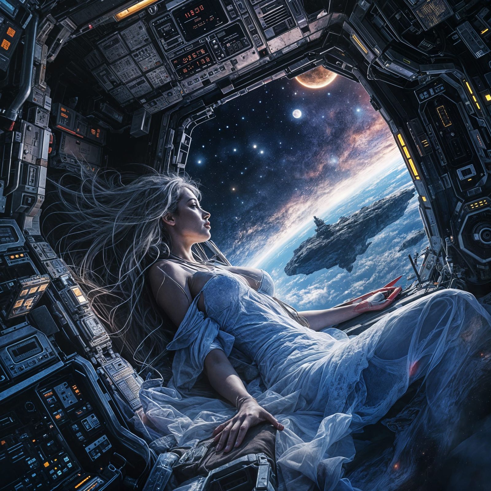 Sci-Fi Romance Among the Stars: Royo and Sorayama