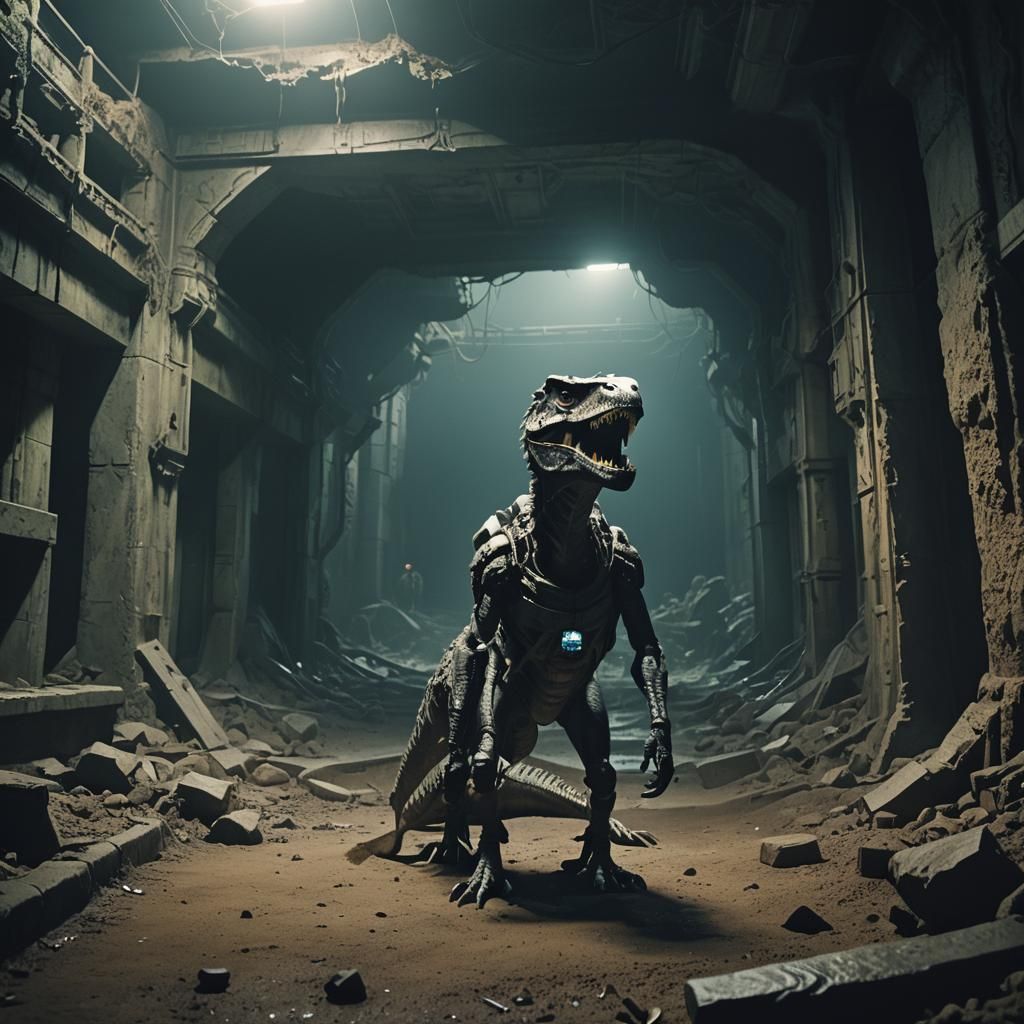 Mysterious Underworld: Cinematic Film Still