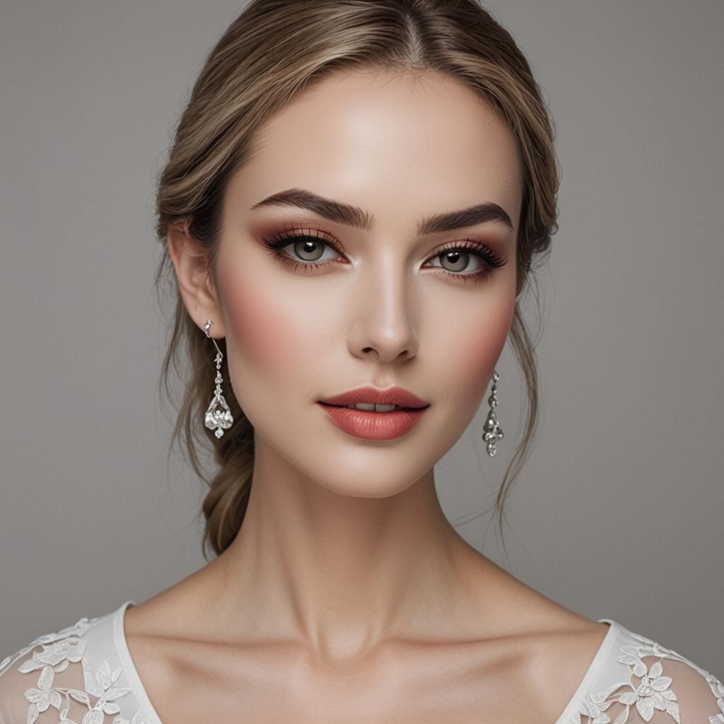 Hotelier Beauty Portrait in Hyperdetailed Digital Art