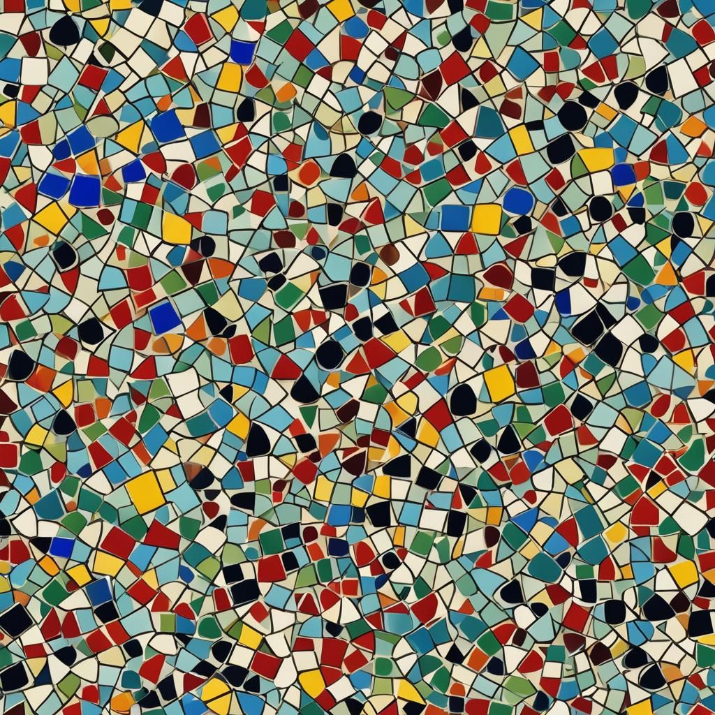 Colorful Abstract Mosaic for Children