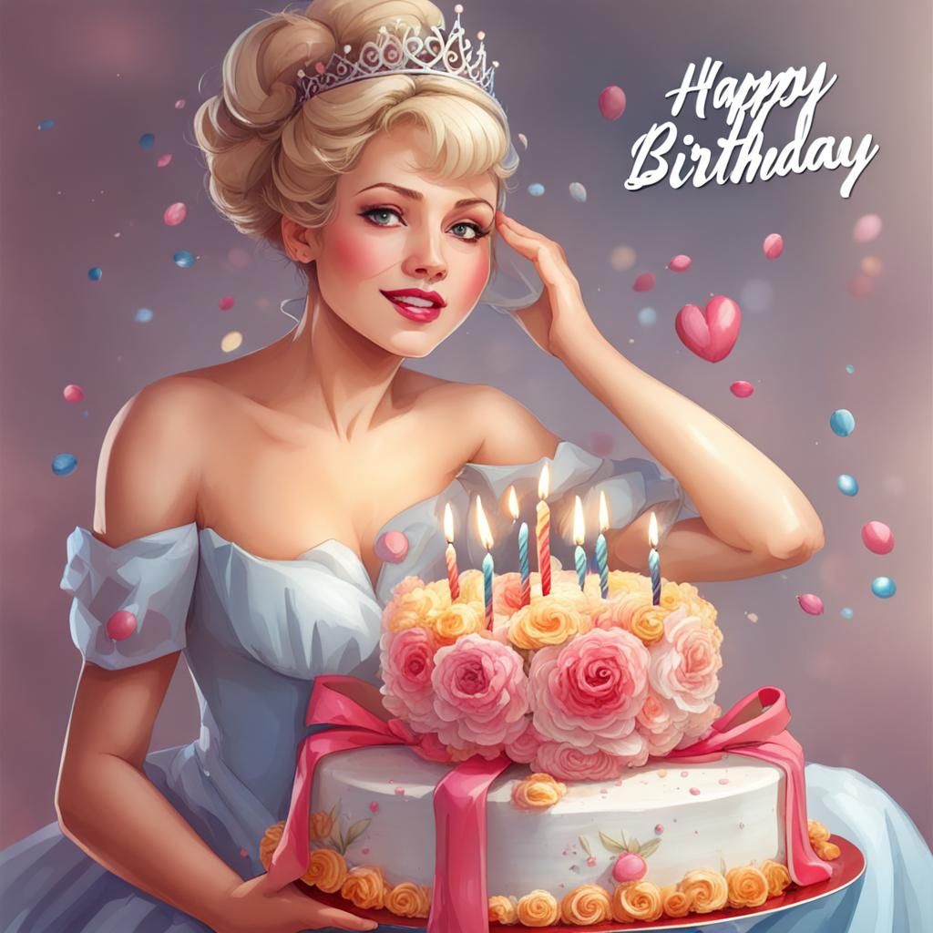 Happy Birthday Celebration for a Lady