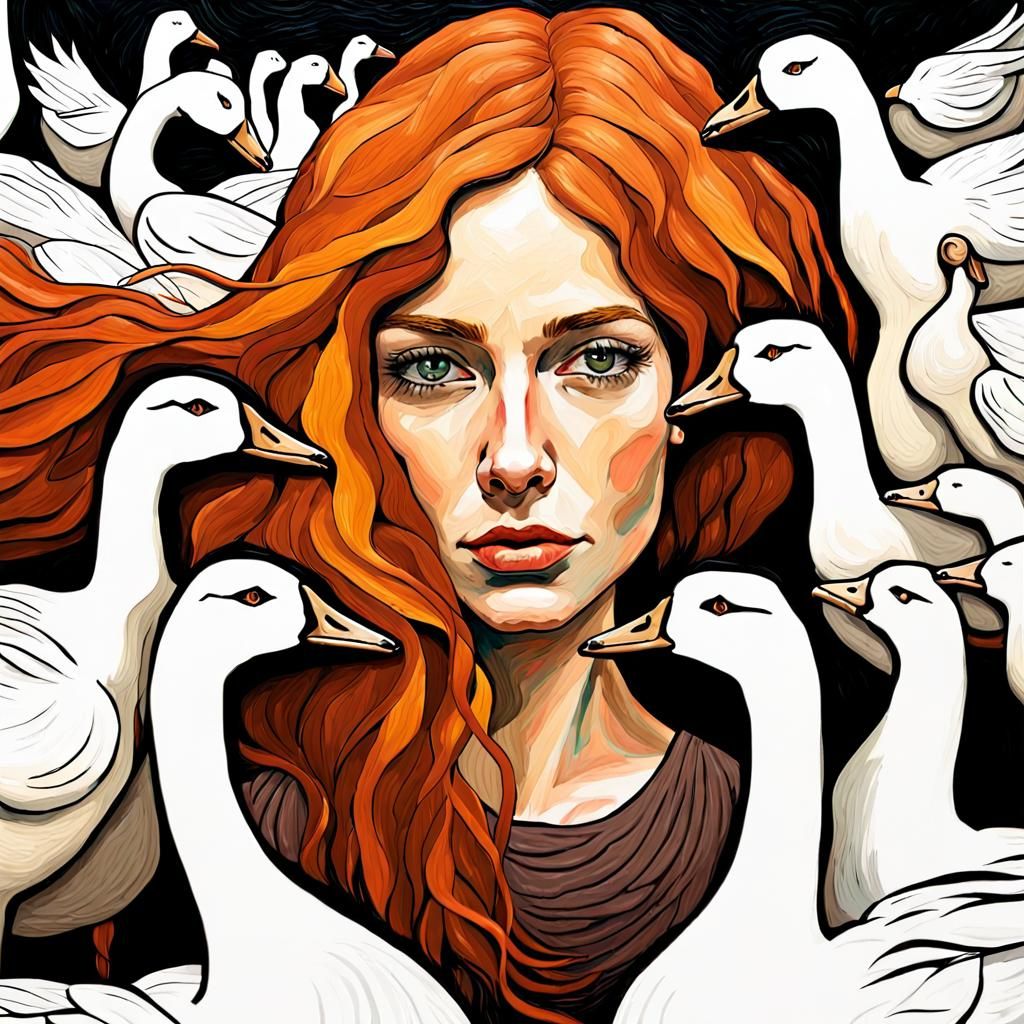 Ginger and geese 1.3