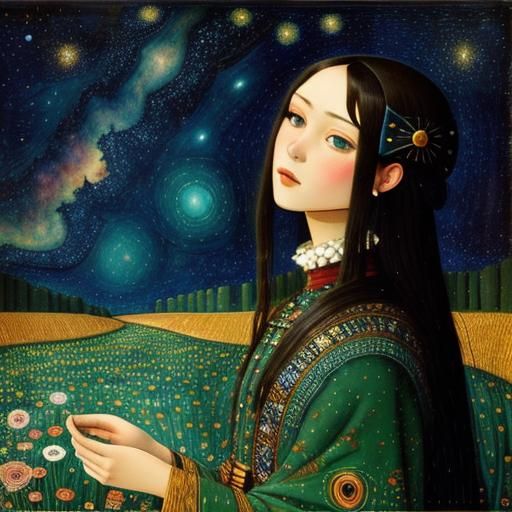 Art Brut River Under Starry Sky