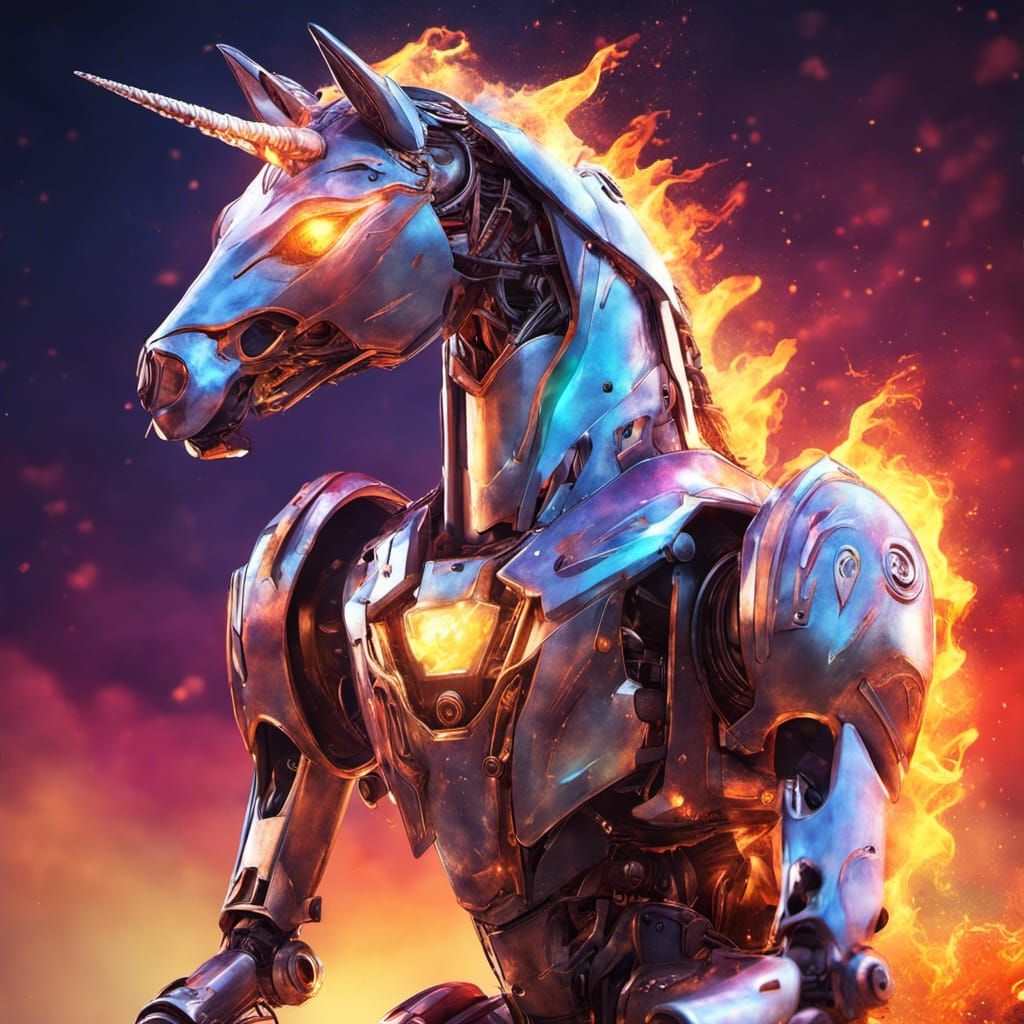 Gyborg unicorn