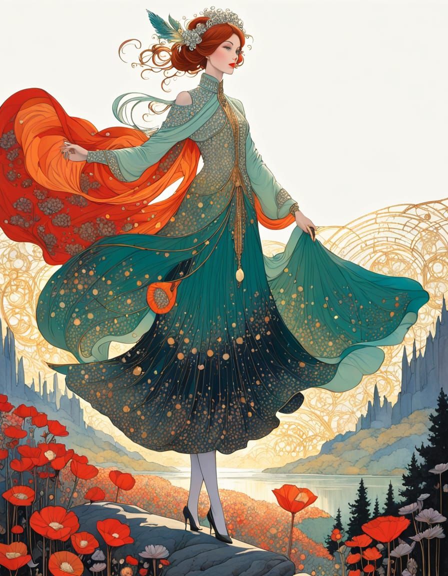 Starlight Forest Guardian in Spring Colors