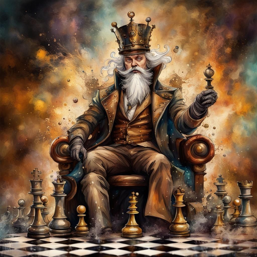 Steampunk King of Chess