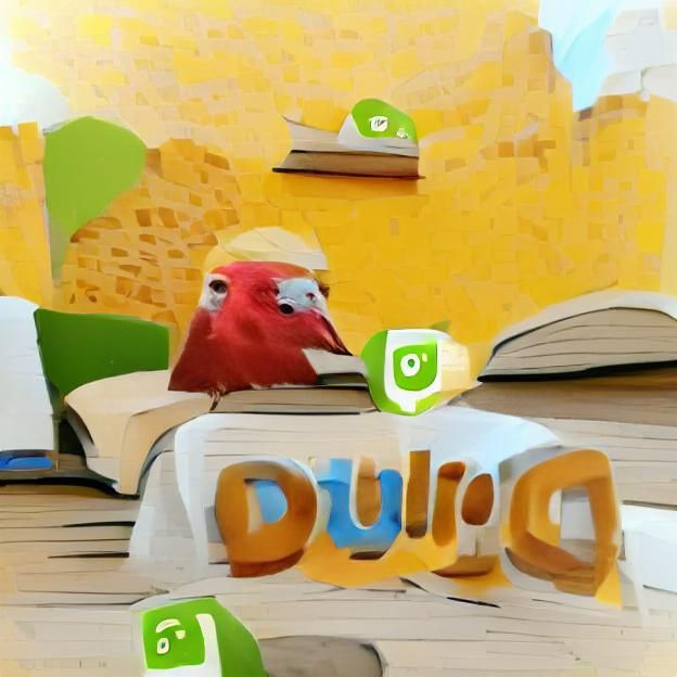 Duolingo Character Illustration
