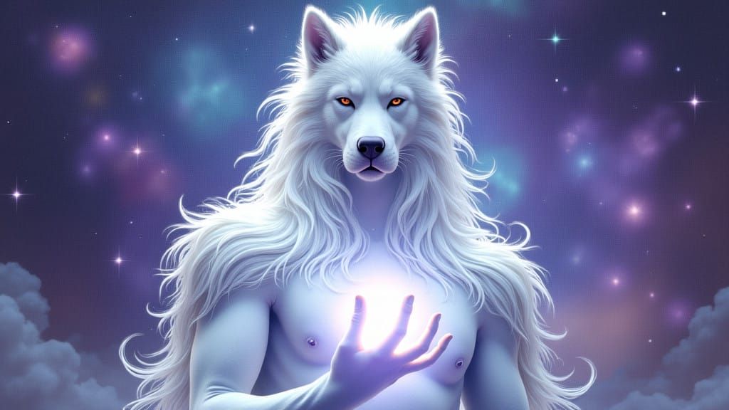 The White Self-Existing Dog, Embodied in Cosmic Splendor
