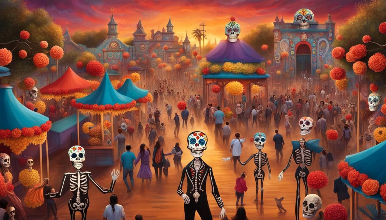 Dia de los Muertos Theme Park