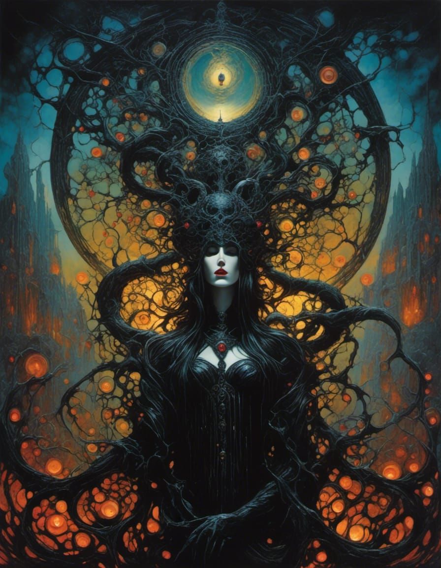 Nightmarish Macabre Horror: A Psychological Sinister Scene