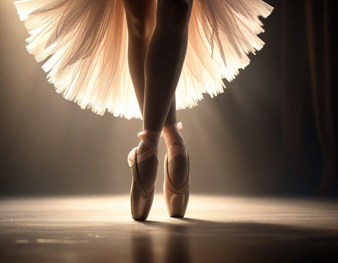 Ethereal Ballerina in Soft Focus