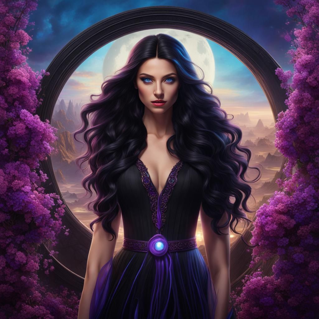 Surreal Fantasy Portrait in Deep Color